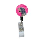 TEACHERS AID Irish Wolfhound Retractable Badge Reel Or Id Holder With Clip TE887670